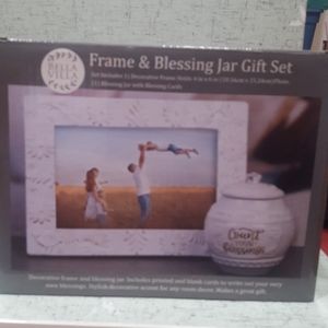 Frame & Blessing Jar Gift Set